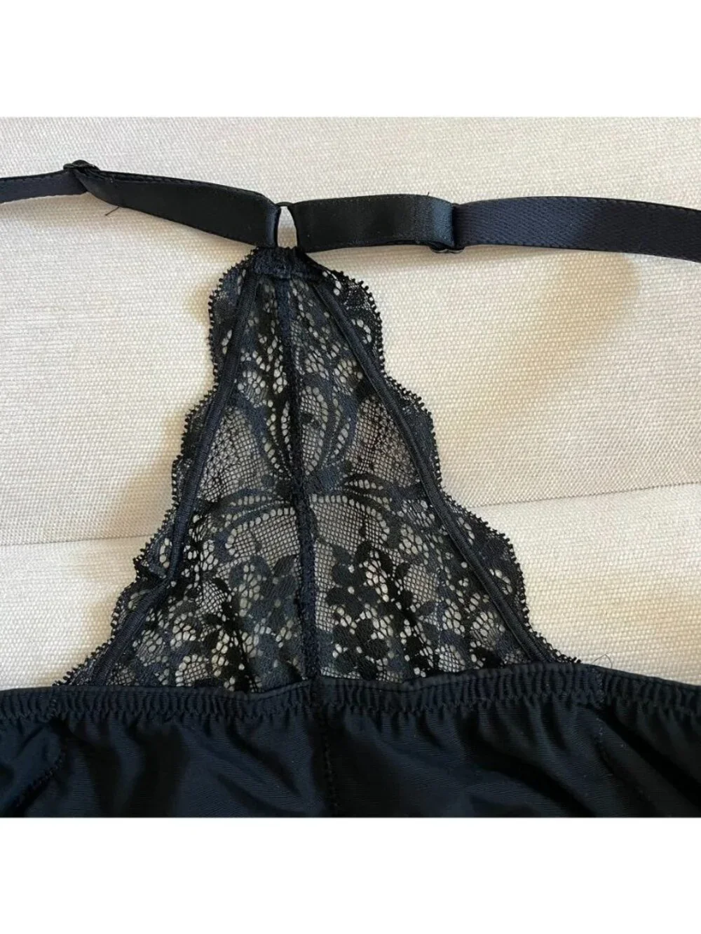 Wacoal Lace Impression Front Close Racerback T-Shirt Bra Sz 36DD EUC Comfortable - Picture 7 of 7